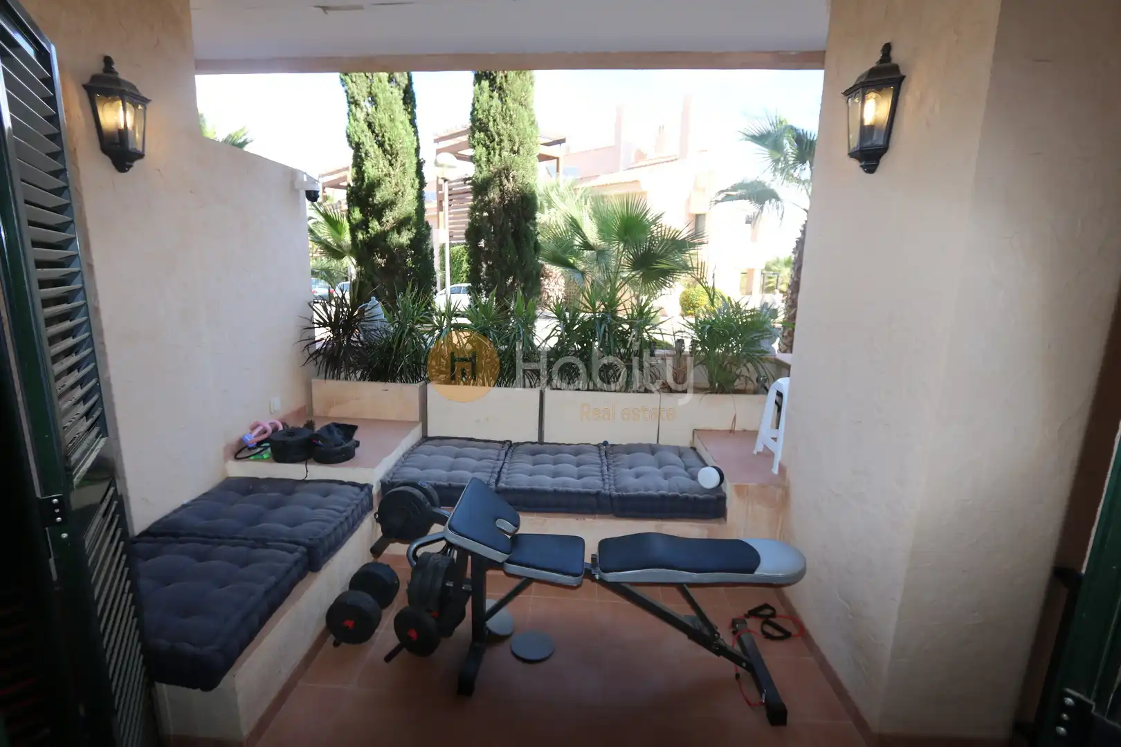 Terrasse von Erdgeschoss zum Verkauf in Fuente Álamo de Murcia mit Klimaanlage, Heizung und Terrasse
