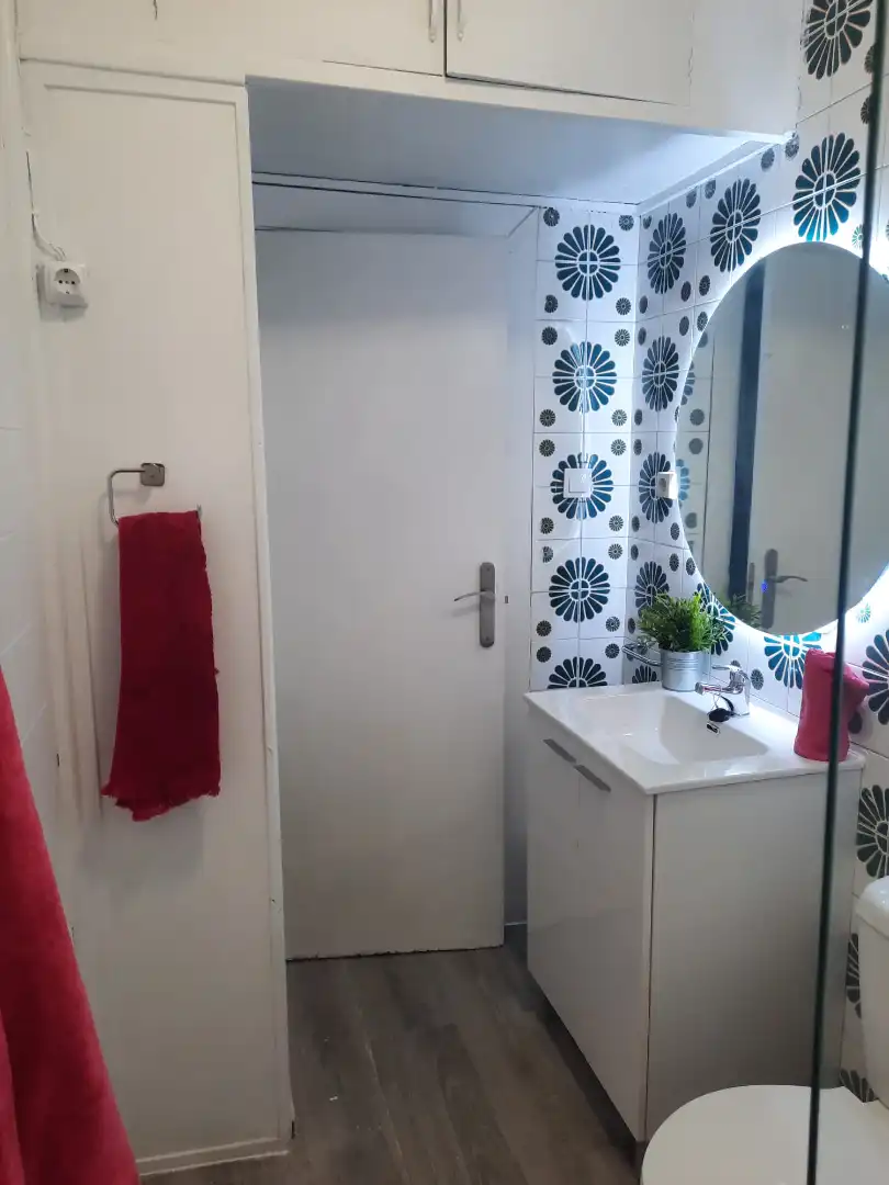 Baño de Piso de alquiler en Zaragoza con Calefacción, Amueblado y Horno