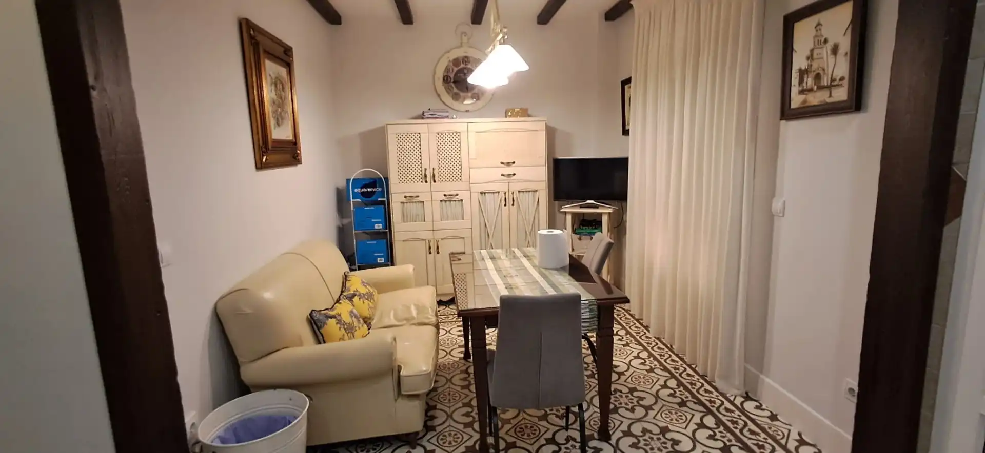 Sala de estar de Casa adosada en venta en Utrera con Aire acondicionado, Trastero y Balcón