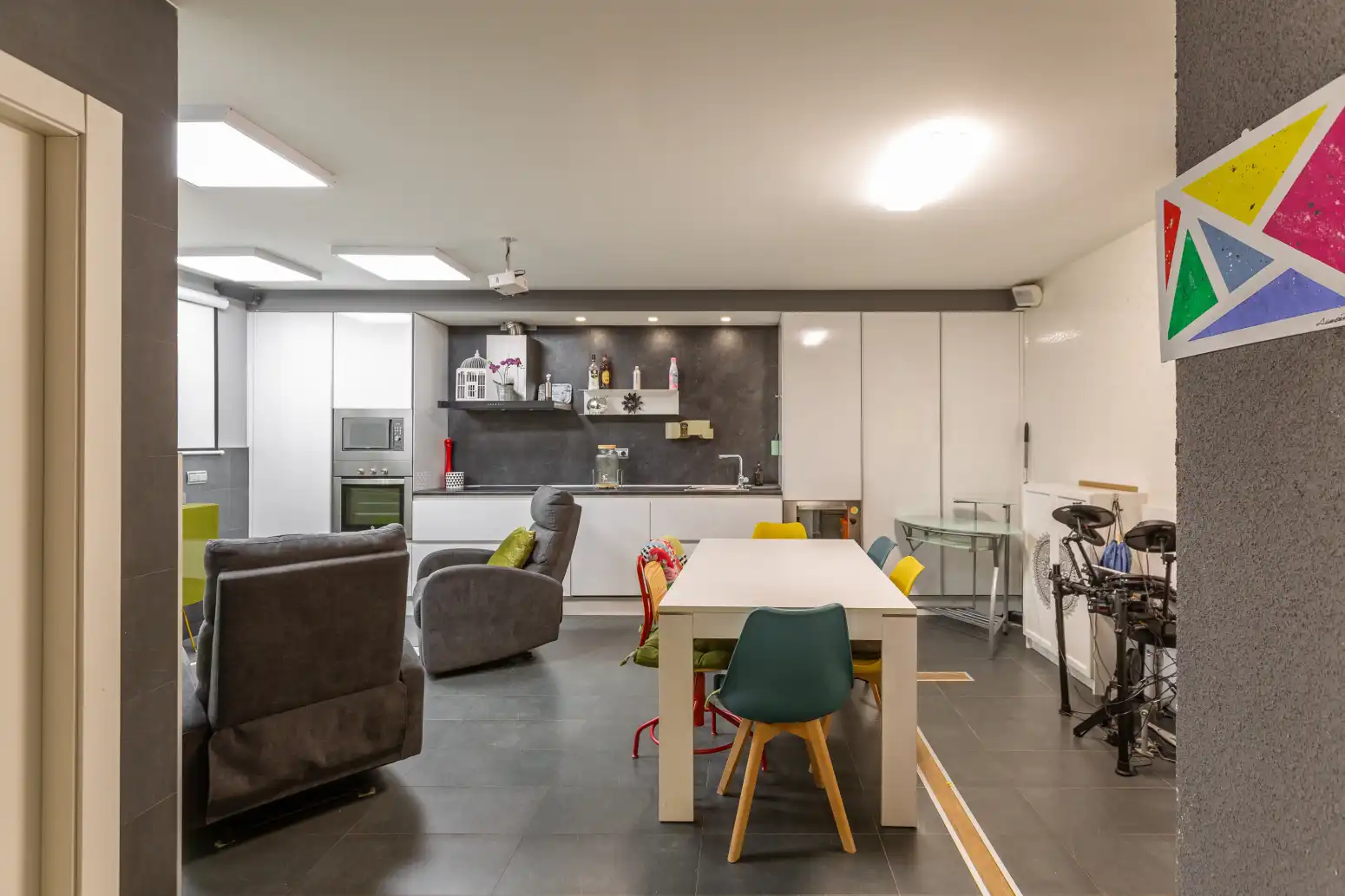 Cocina de Casa adosada en venta en Valle de Elorz / Elortzibar con Aire acondicionado, Calefacción y Jardín privado