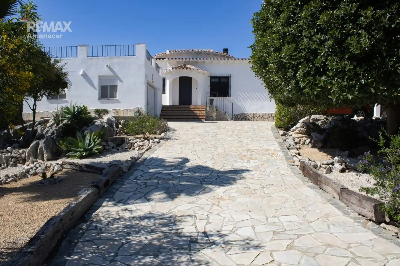 Exterior view of Houses for sale in El Ràfol d'Almúnia  with Air Conditioner, Private garden and Terrace