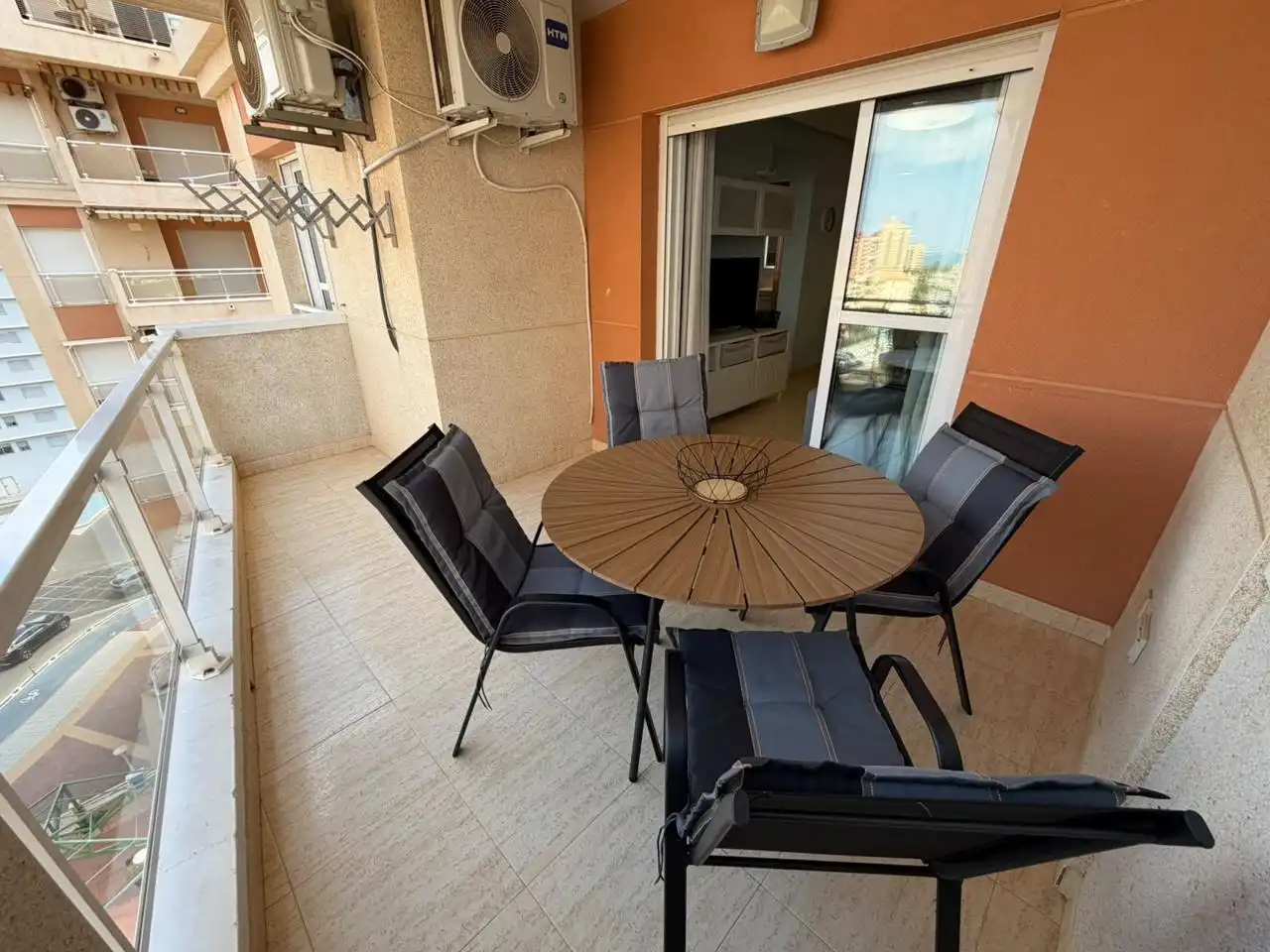 Terraza de Apartamento en venta en La Manga del Mar Menor con Aire acondicionado, Jardín privado y Terraza