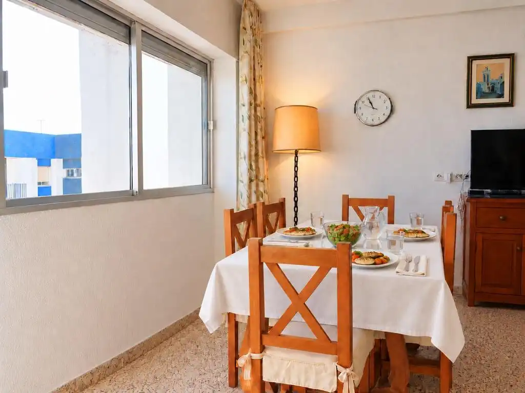 Comedor de Apartamento en venta en La Antilla con Aire acondicionado, Terraza y Amueblado