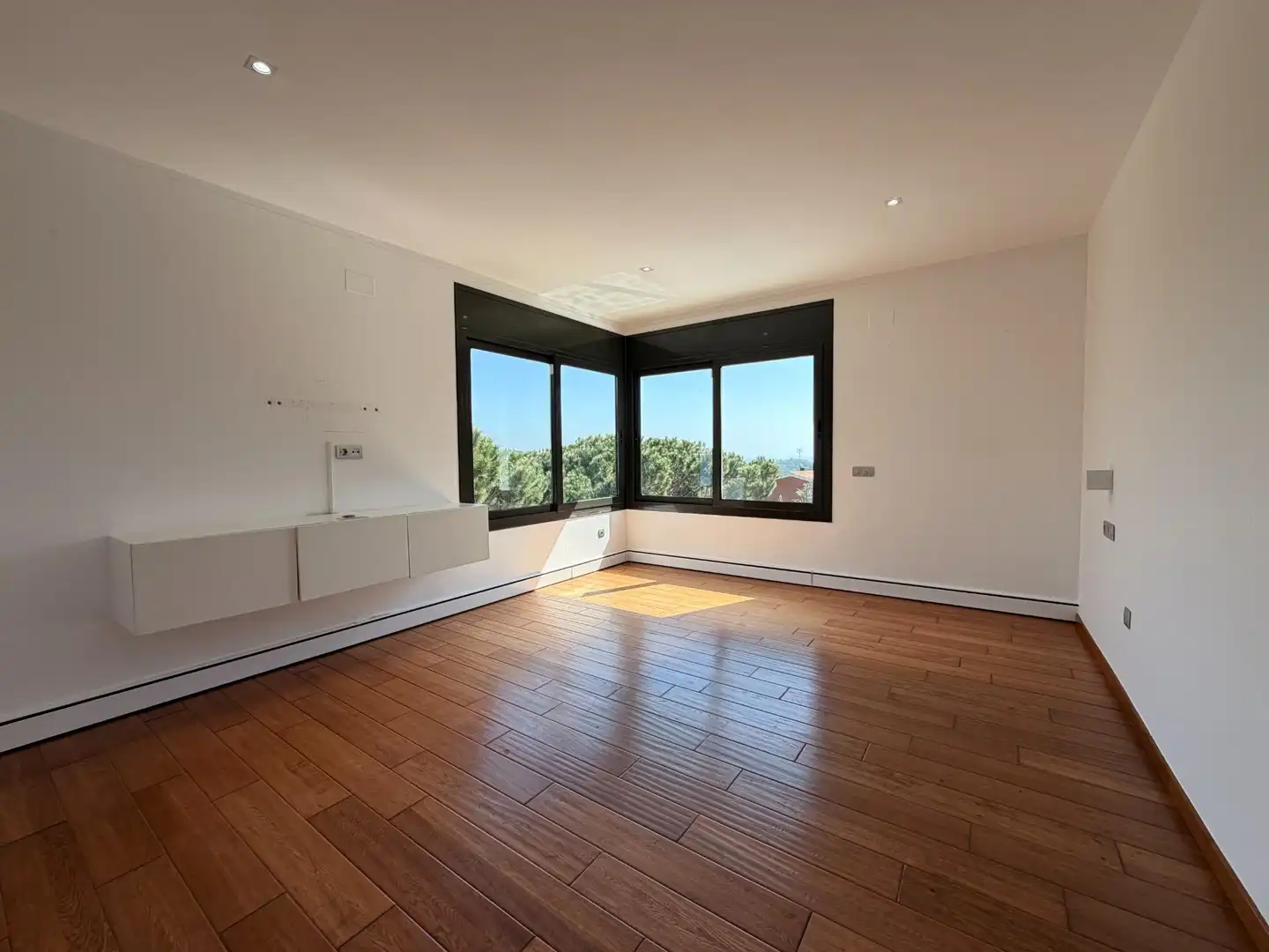 Sala de estar de Casa o chalet de alquiler en Sant Andreu de Llavaneres con Calefacción, Jardín privado y Parquet