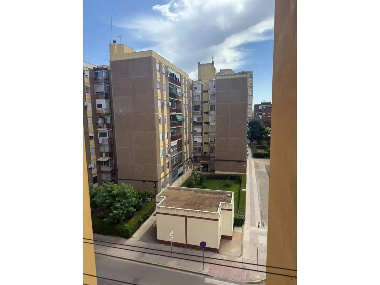 Vista exterior de Piso en venta en Badajoz con Amueblado y Balcón