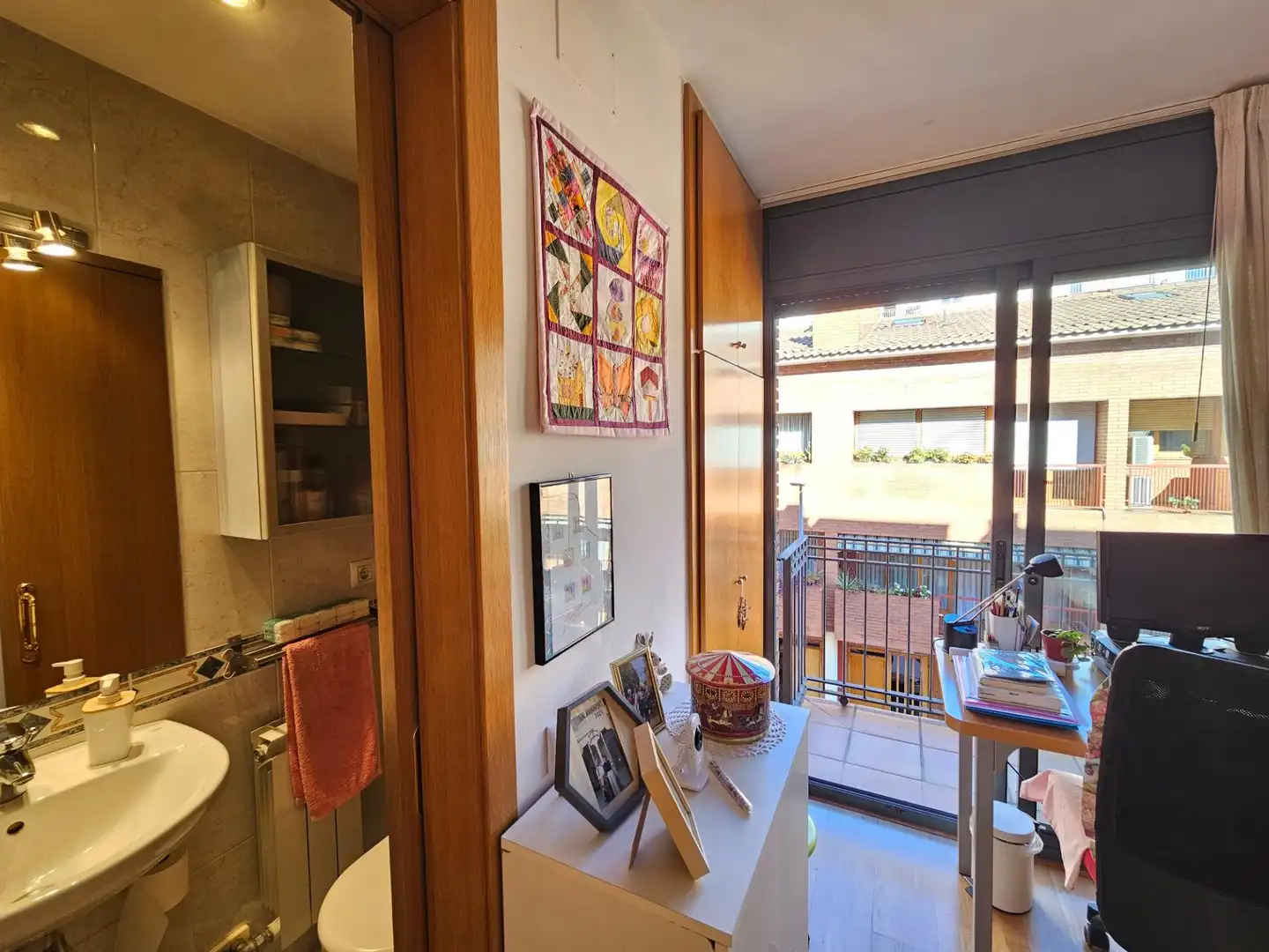 Terraza de Casa adosada en venta en Granollers