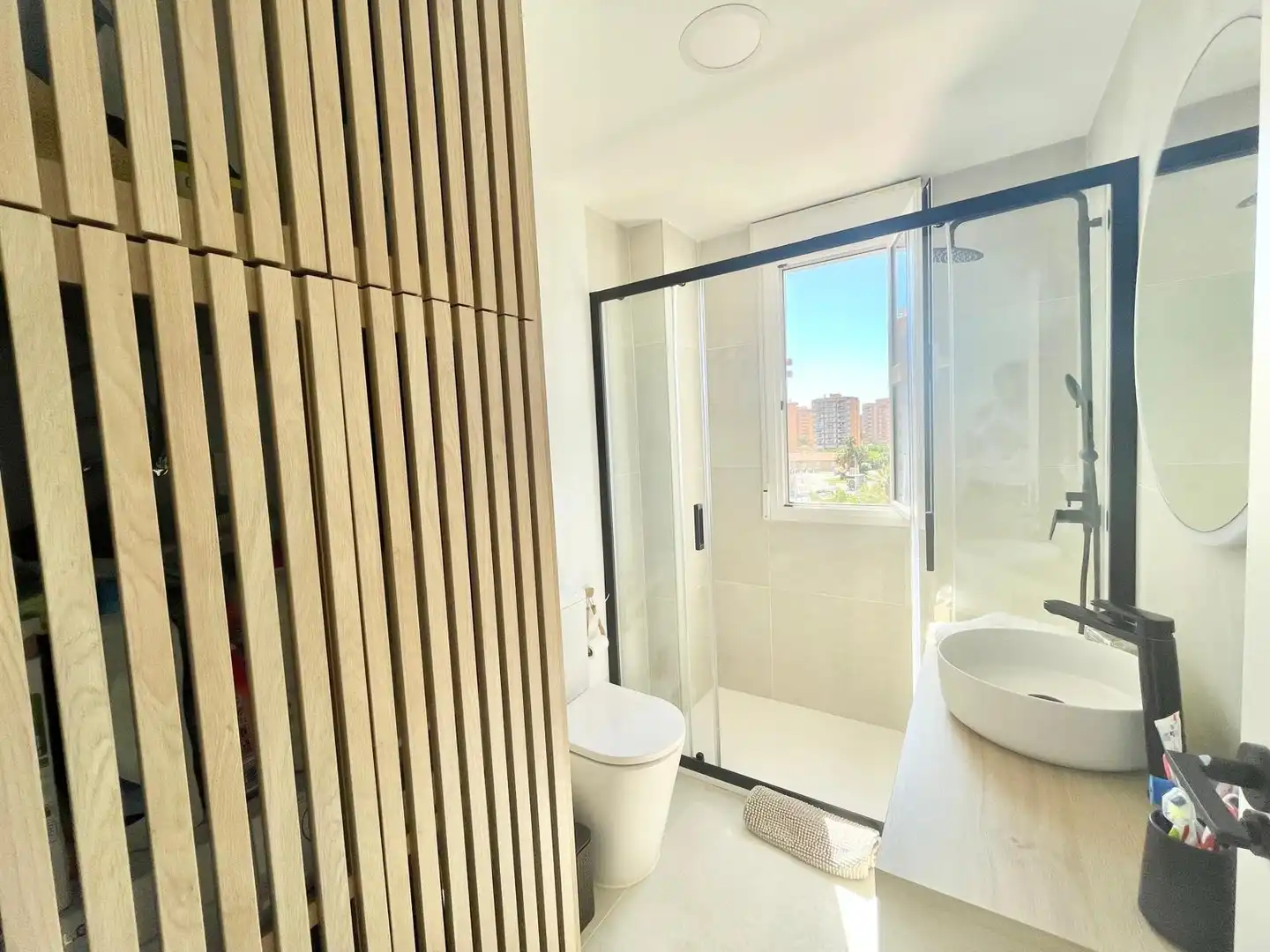 Bathroom of Apartments for rent in La Manga del Mar Menor  with Air Conditioner, Heating and Terrace