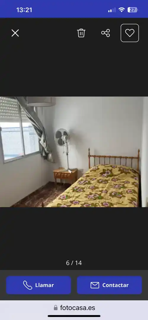 Bedroom of Flat for rent in Llerena  with Air Conditioner, Furnished and Balcony