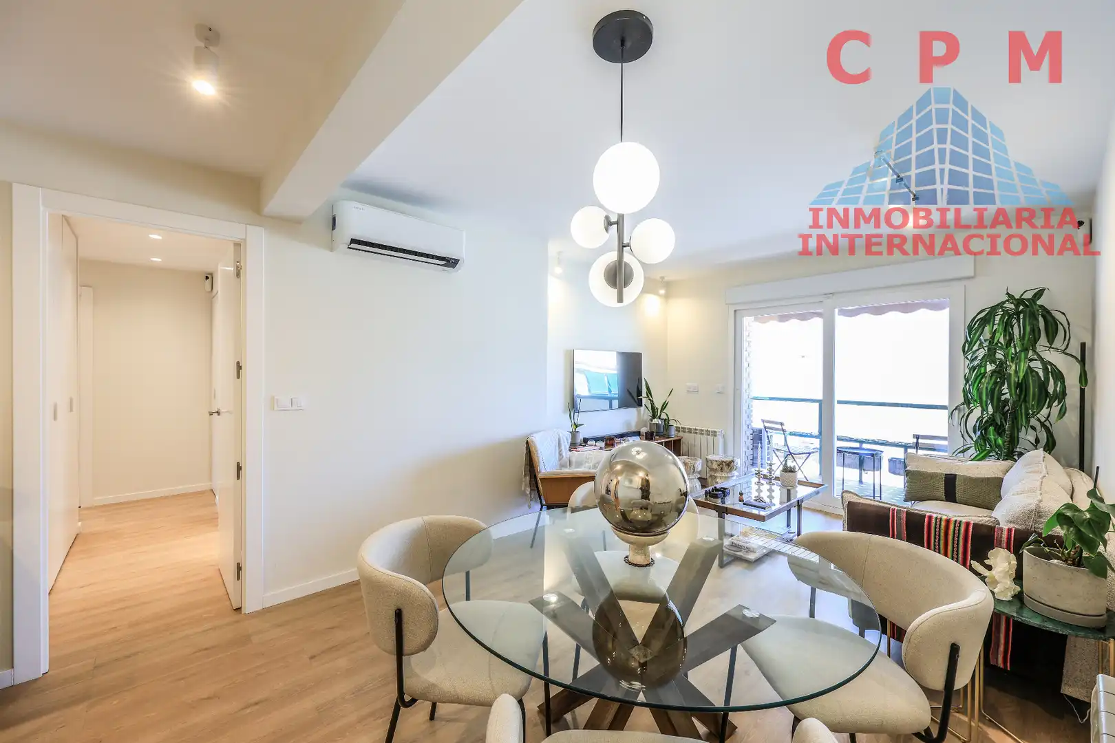 Sala de estar de Piso de alquiler en Madrid con Aire acondicionado, Calefacción y Parquet