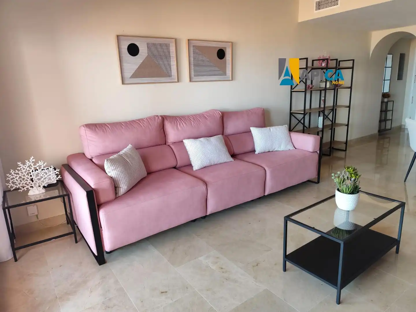 Sala de estar de Piso en venta en Manilva con Aire acondicionado, Calefacción y Trastero