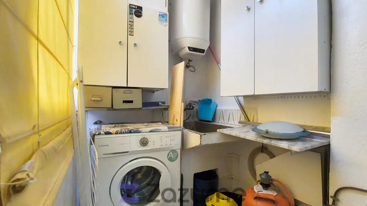 Kitchen of Flat for rent in Mazarrón  with Air Conditioner, Terrace and Furnished