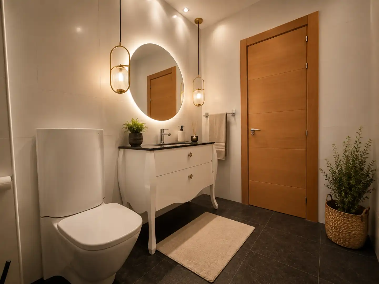 Baño de Piso en venta en Gijón  con Calefacción, Jardín privado y Terraza