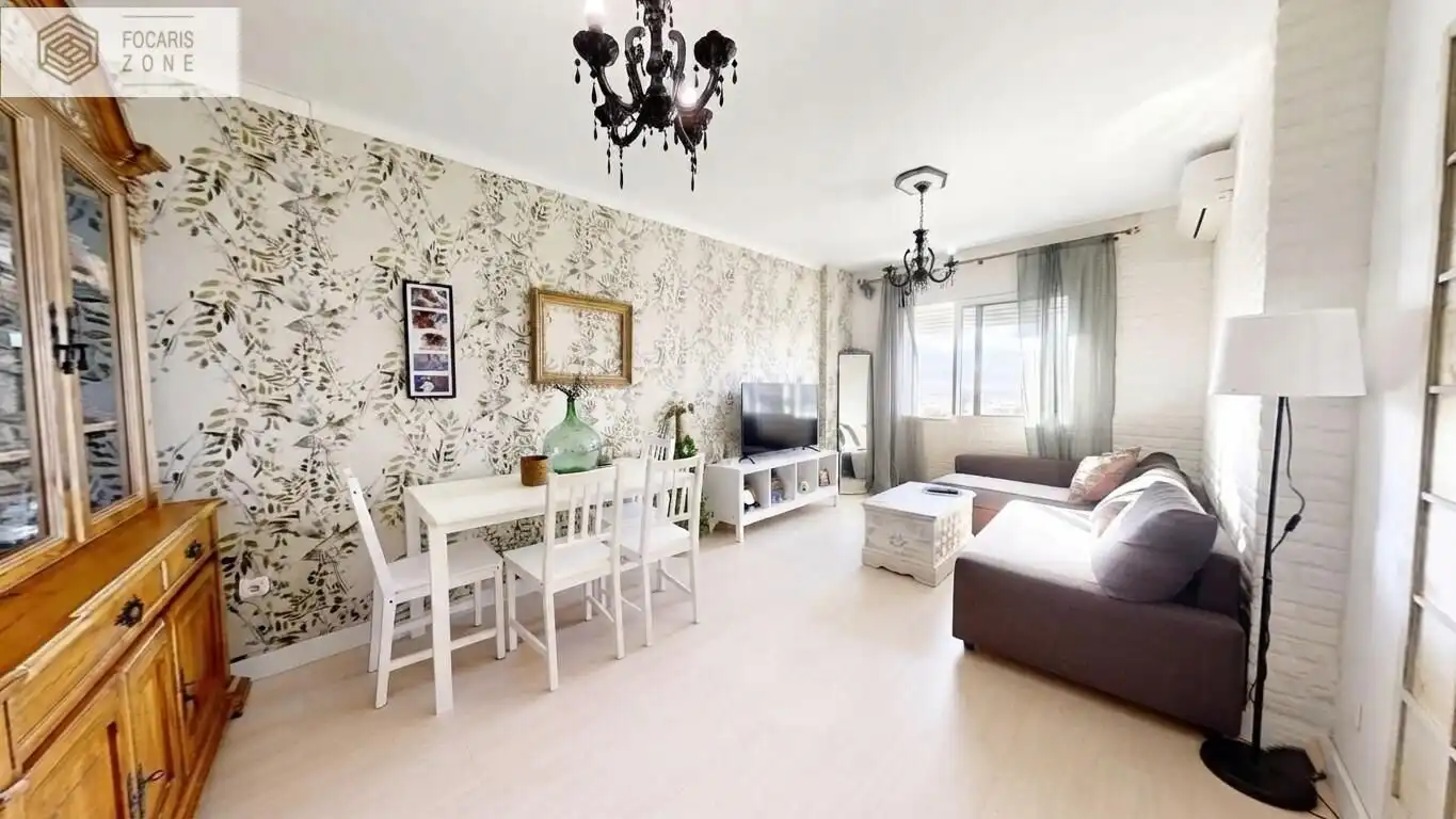 Sala de estar de Dúplex en venta en Málaga con Aire acondicionado, Calefacción y Trastero