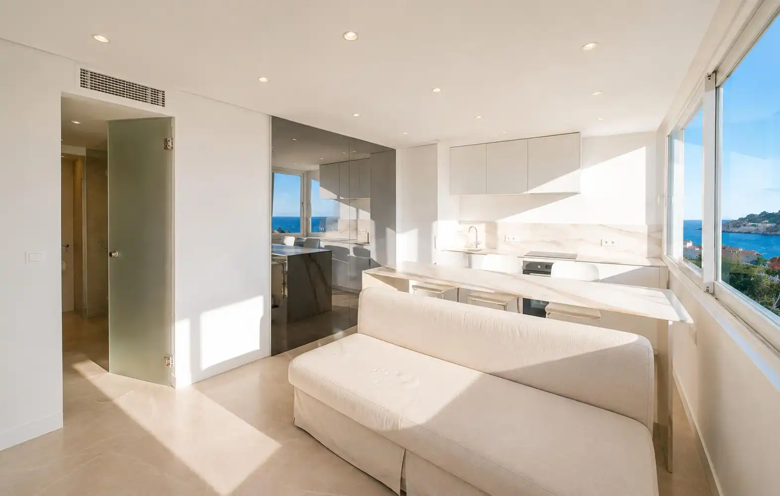 Wohnzimmer von Loft zum Verkauf in  Palma de Mallorca mit Klimaanlage
