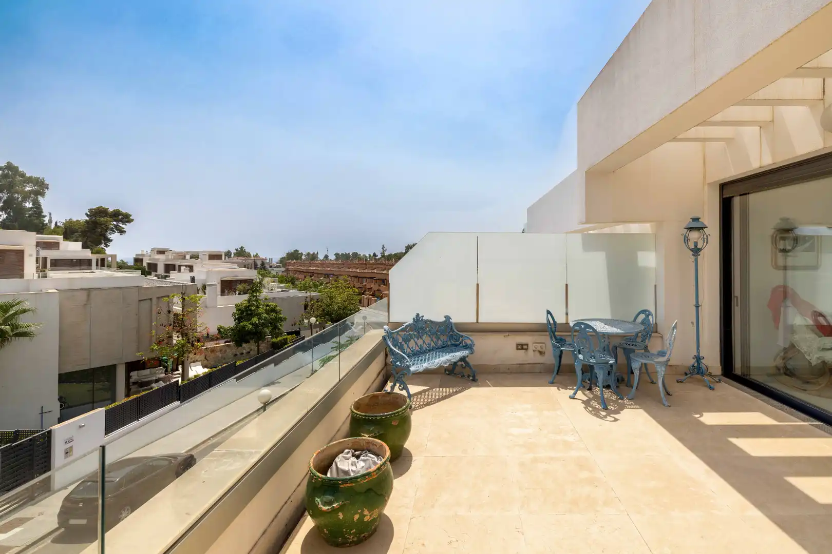 Terrassa de Casa adosada en venda en Marbella amb Aire condicionat, Calefacció i Terrassa
