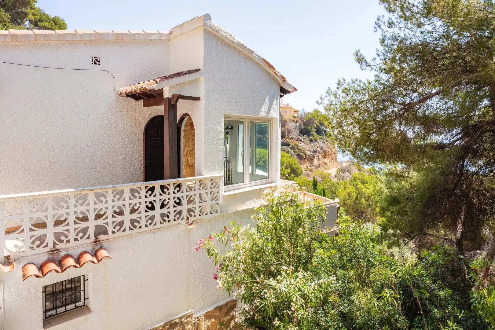 Vista exterior de Casa o chalet en venta en Jávea / Xàbia con Aire acondicionado, Jardín privado y Terraza