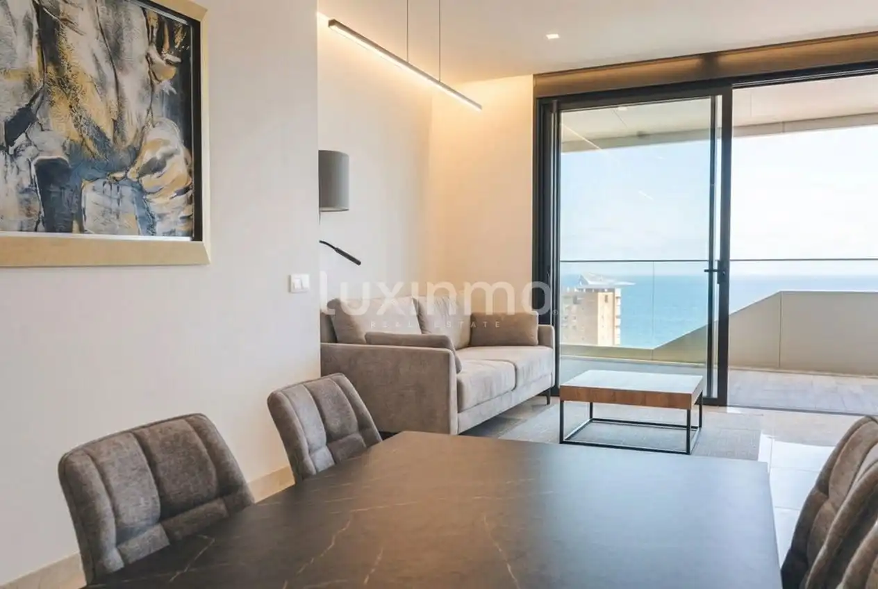 Living room of Flat for sale in Benidorm  with Air Conditioner, Heating and Private garden