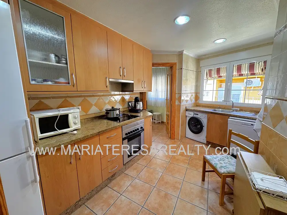 Cocina de Piso en venta en Los Alcázares con Aire acondicionado, Terraza y Trastero