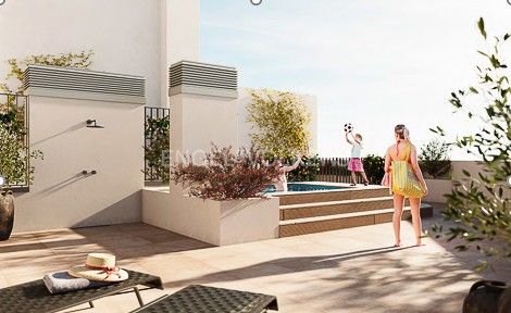 Terrassa de Dúplex en venda en  Barcelona Capital amb Aire condicionat, Calefacció i Jardí privat
