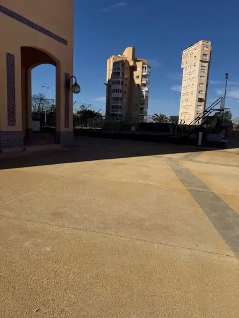 Terrace of Flat for rent in El Campello  with Air Conditioner, Terrace and Furnished