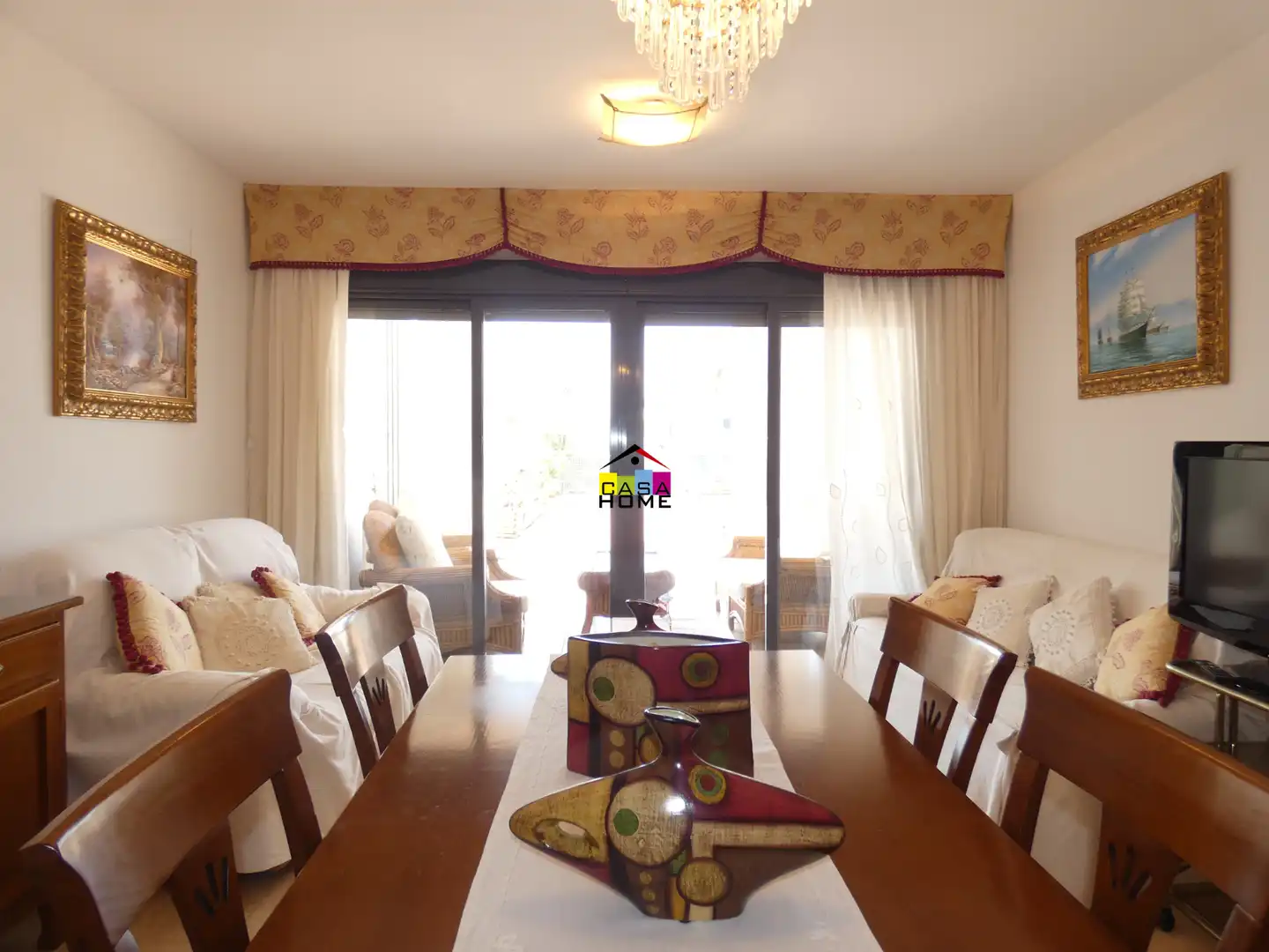 Menjador de Apartament en venda en Benicasim / Benicàssim amb Aire condicionat, Terrassa i Traster