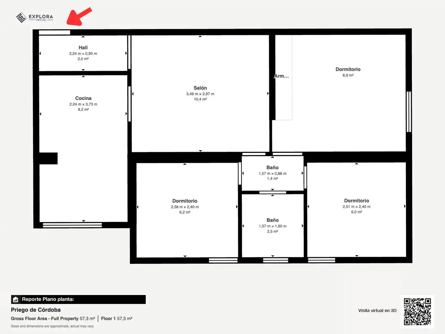 Piso en venta en Córdoba con Aire acondicionado, Calefacción y Amueblado