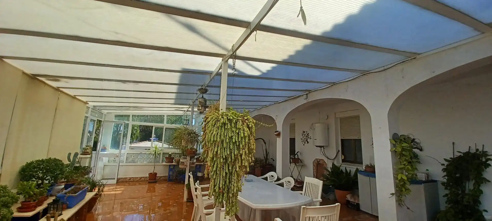 Terraza de Casa o chalet en venta en Castilblanco de los Arroyos con Aire acondicionado, Jardín privado y Terraza