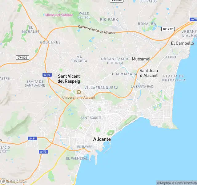 Vista exterior de Piso en venta en Alicante / Alacant