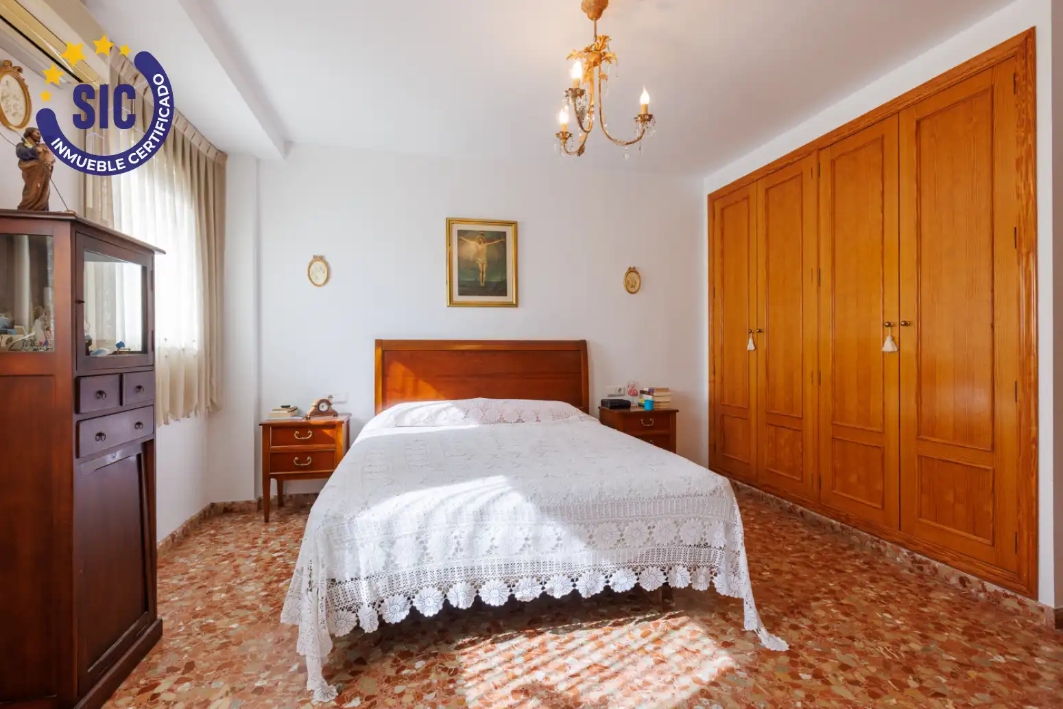Dormitori de Casa o xalet en venda en L'Alcúdia de Crespins amb Aire condicionat, Terrassa i Balcó