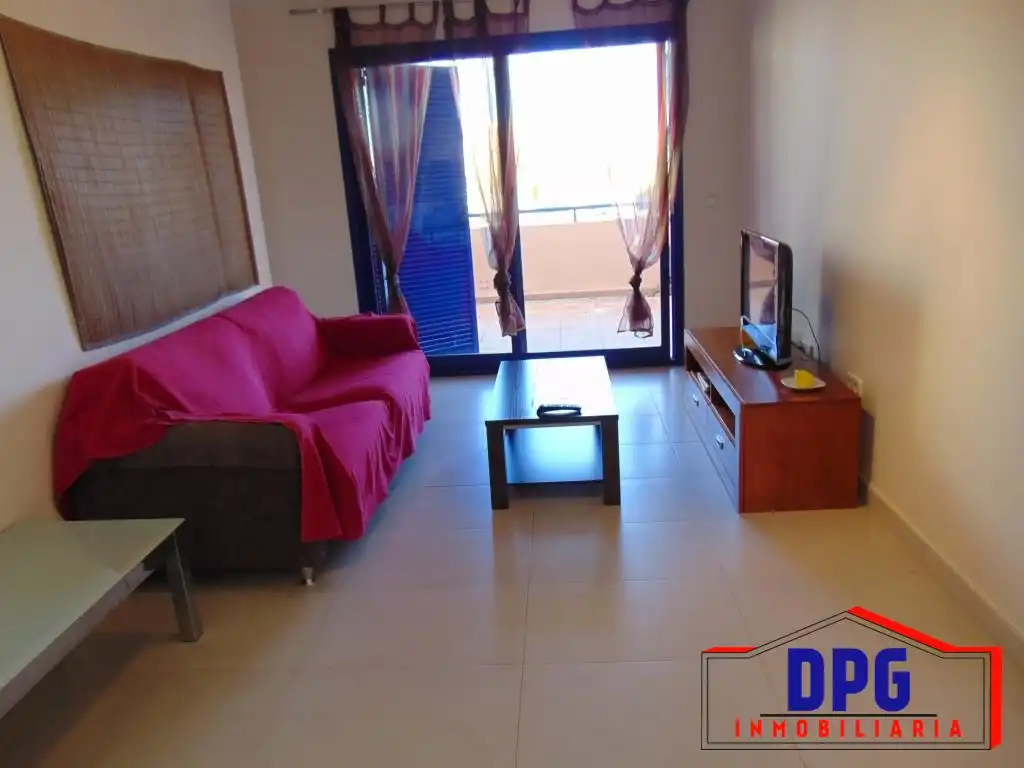 Sala d'estar de Apartament en venda en Mojácar amb Aire condicionat, Terrassa i Traster