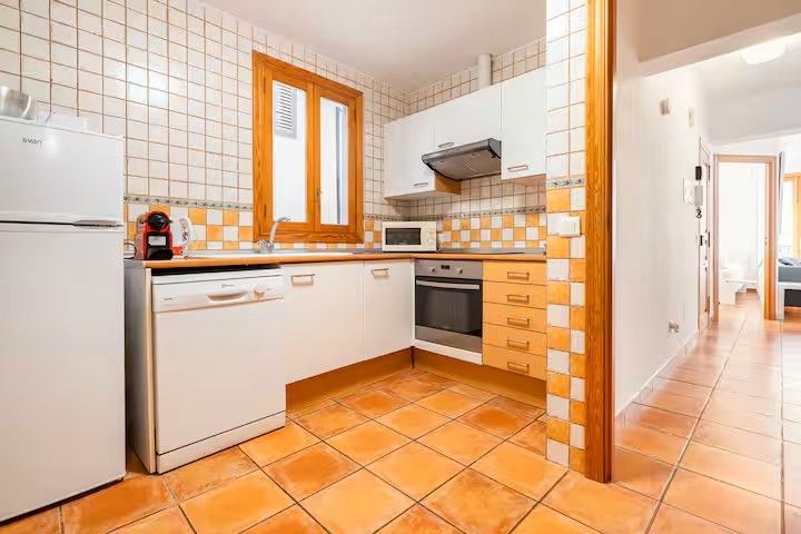 Kitchen of Flat to rent in  Palma de Mallorca  with Air Conditioner, Heating and Furnished