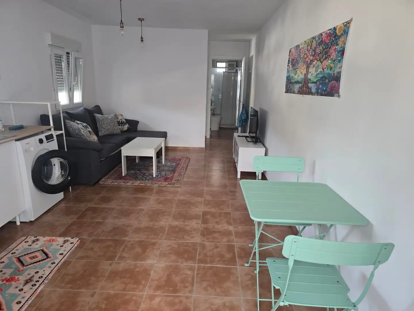 Living room of Flat for rent in El Borge  with Air Conditioner, Furnished and Pets allowed