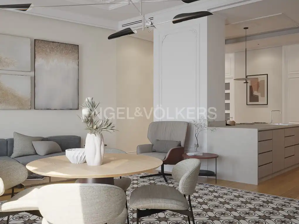 Living room of Apartments for sale in Valencia  with Air Conditioner, Heating and Balcony