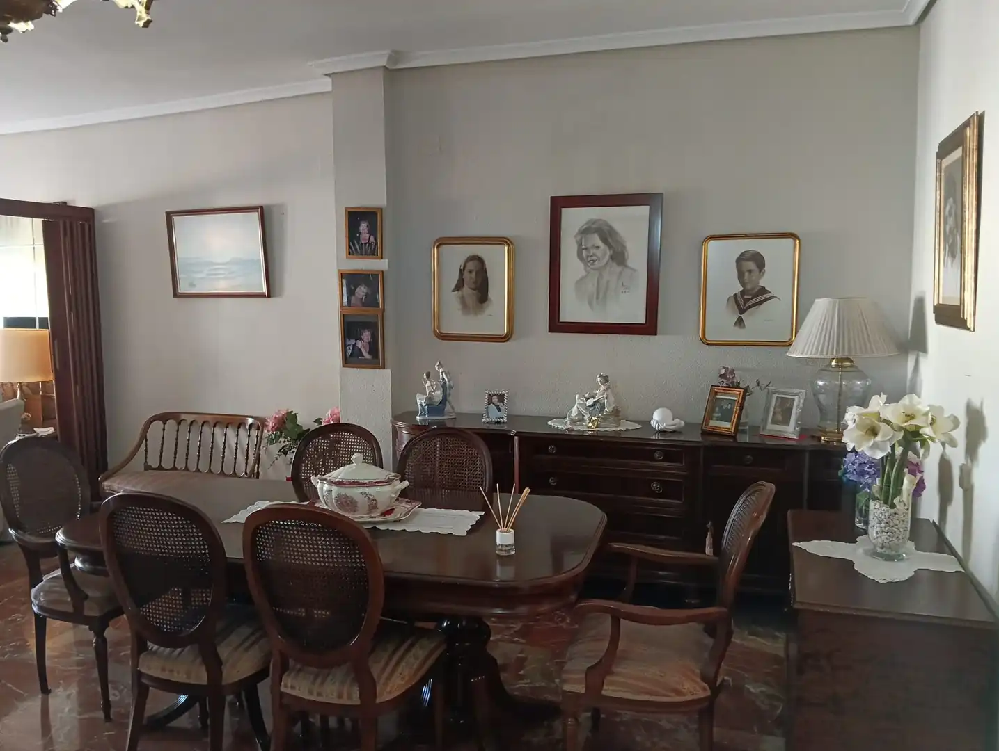 Dining room of Flat for sale in Sevilla  with Air Conditioner, Terrace and Balcony