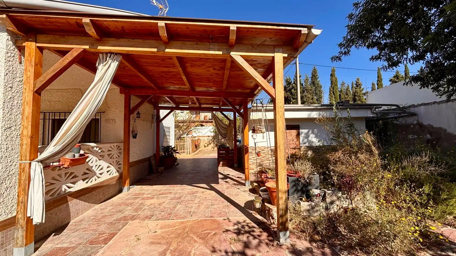 Terraza de Casa o chalet en venta en Pedralba con Jardín privado, Terraza y Piscina