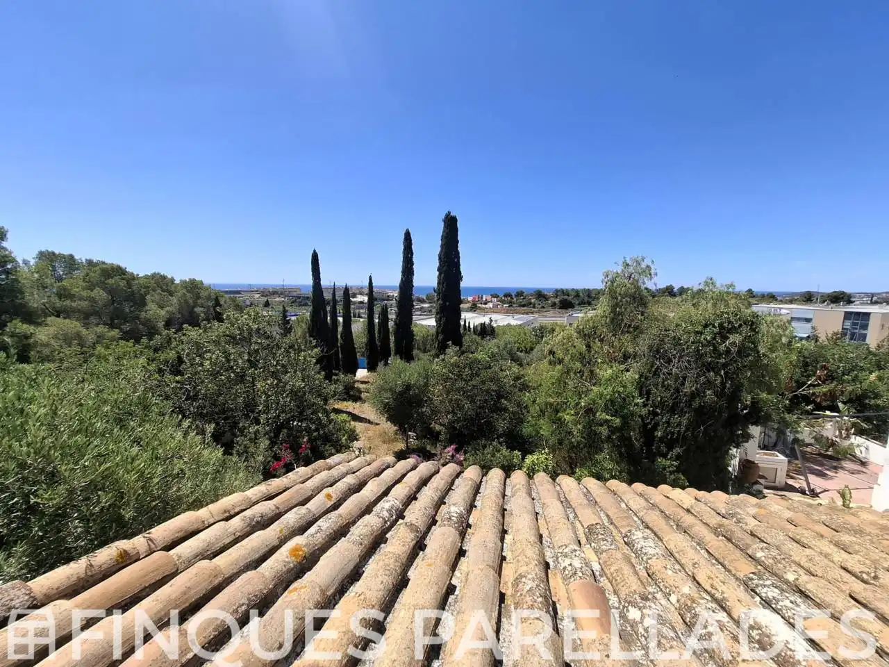 Vista exterior de Casa o chalet en venta en Sitges con Jardín privado y Terraza