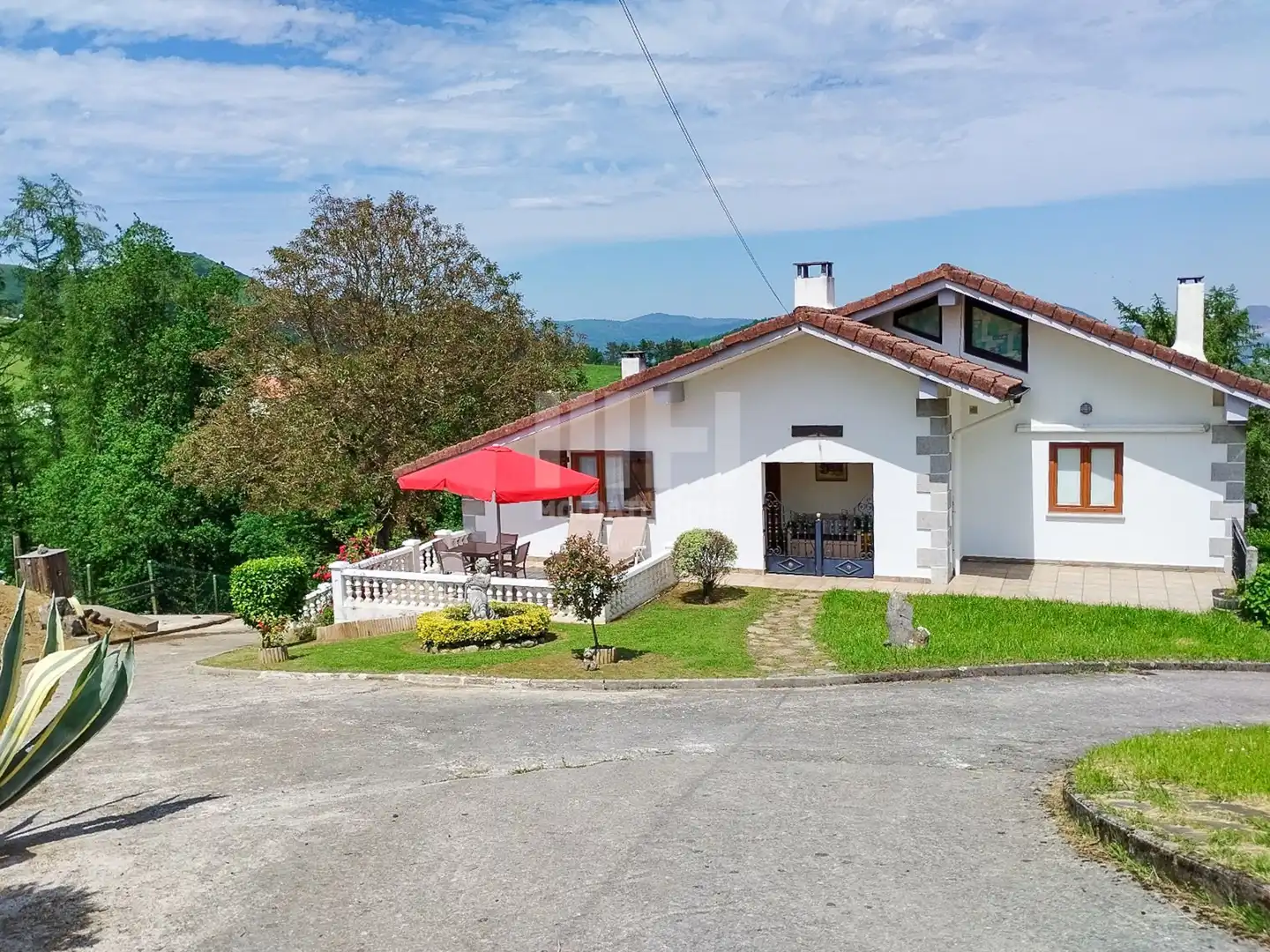 Vista exterior de Casa o chalet en venta en Hernialde con Calefacción, Jardín privado y Terraza