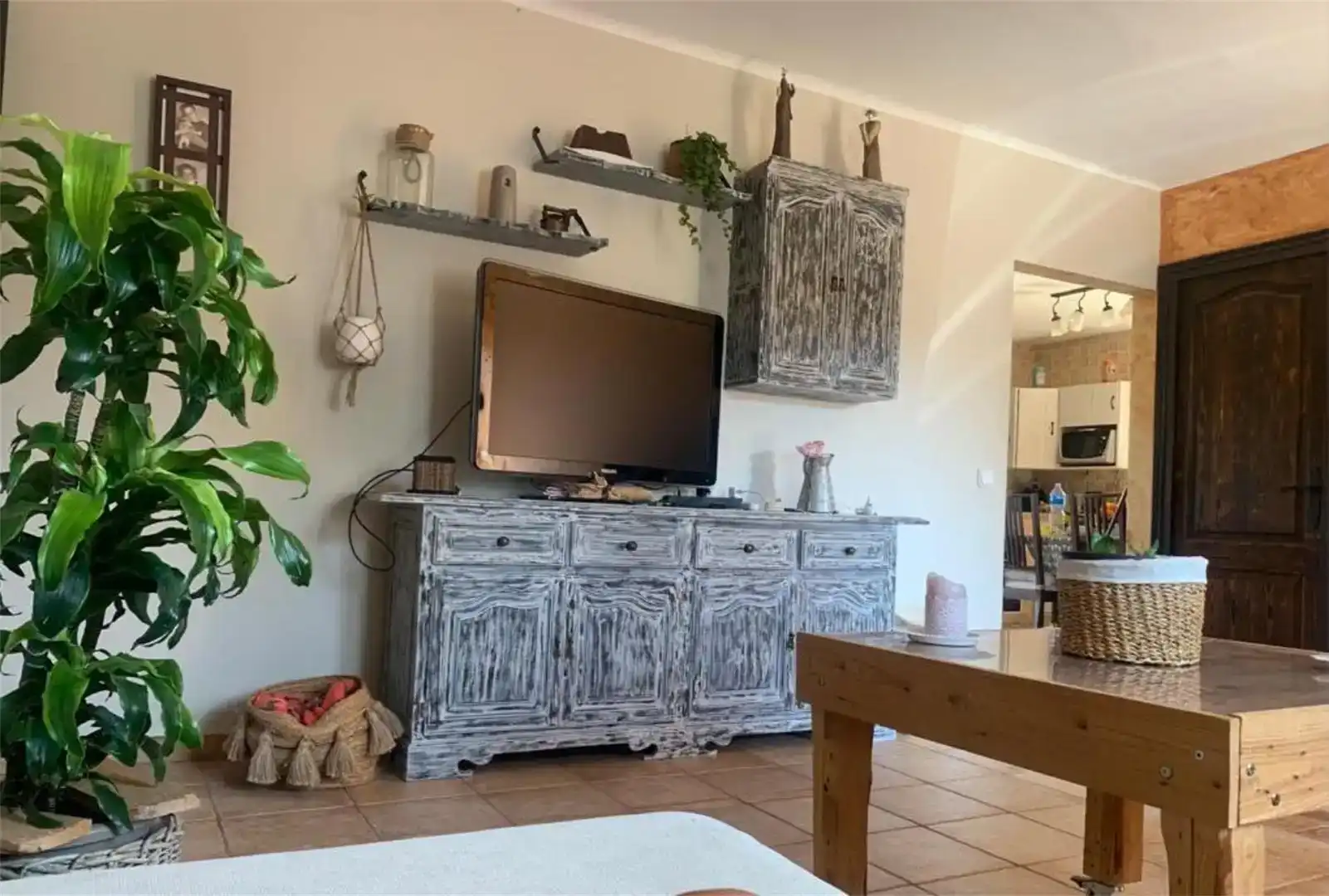 Sala d'estar de Finca rústica en venda en Maçanet de la Selva