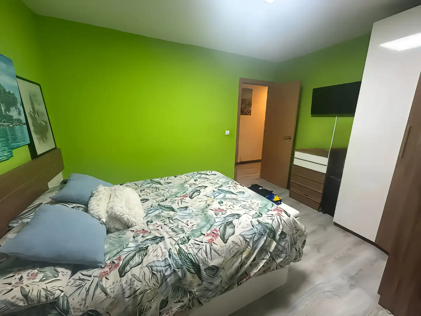 Schlafzimmer von Wohnung zum Verkauf in Vitoria - Gasteiz mit Heizung, Parkett und Abstellraum