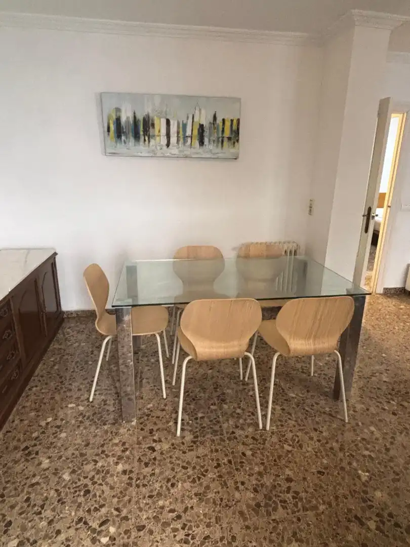 Esszimmer von Wohnung zur Miete in Valencia mit Klimaanlage, Heizung und Möbliert