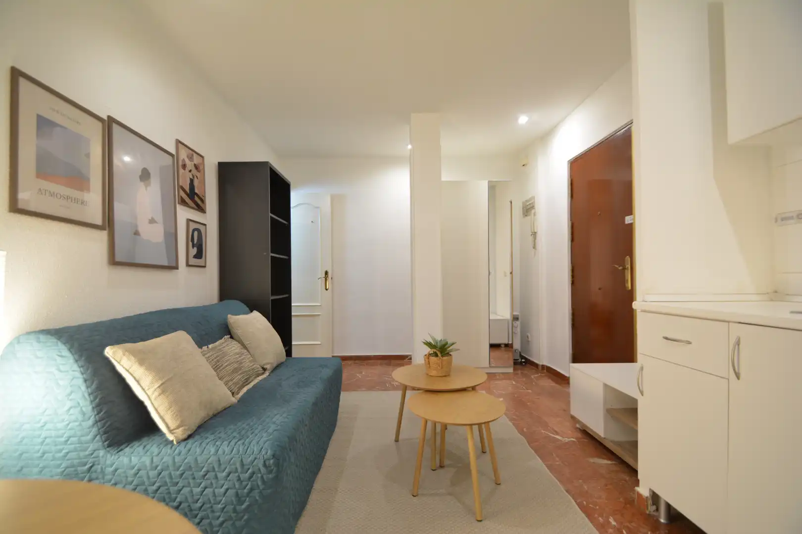Wohnzimmer von Wohnung zur Miete in Madrid mit Heizung und Möbliert