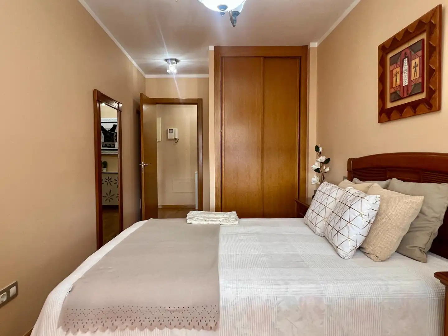Bedroom of Flat for sale in Cambre   with Heating, Terrace and Storage room