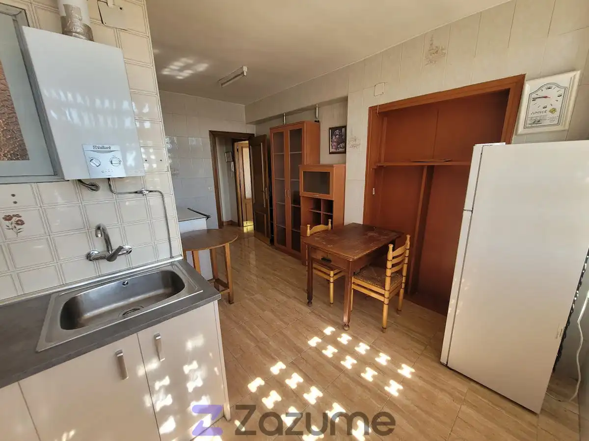 Küche von Wohnung zur Miete in Cuéllar mit Heizung, Parkett und Möbliert