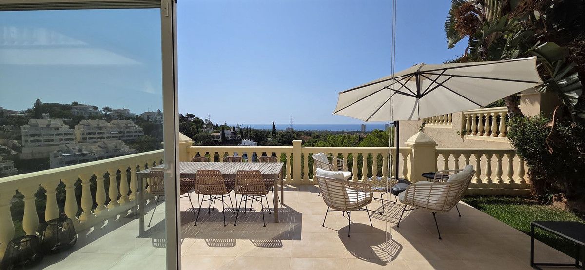 Terraza de Casa adosada de alquiler en Marbella con Aire acondicionado, Terraza y Piscina comunitaria