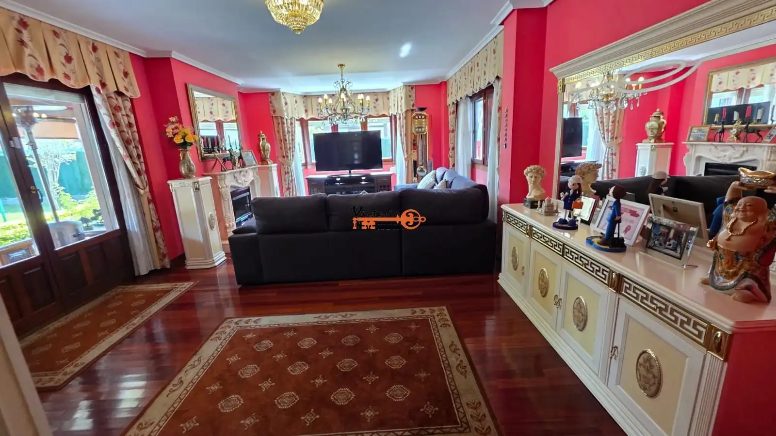 Sala de estar de Casa o chalet en venta en Guriezo con Calefacción, Jardín privado y Piscina