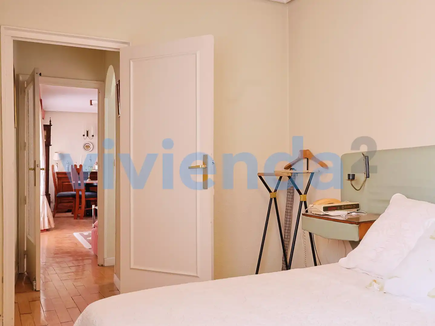 Schlafzimmer von Dachboden zum Verkauf in Madrid mit Klimaanlage, Heizung und Terrasse