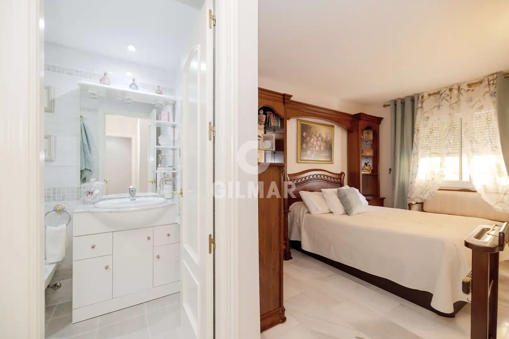 Schlafzimmer von Wohnung zum Verkauf in Benalmádena mit Privatgarten, Schwimmbad und Möbliert