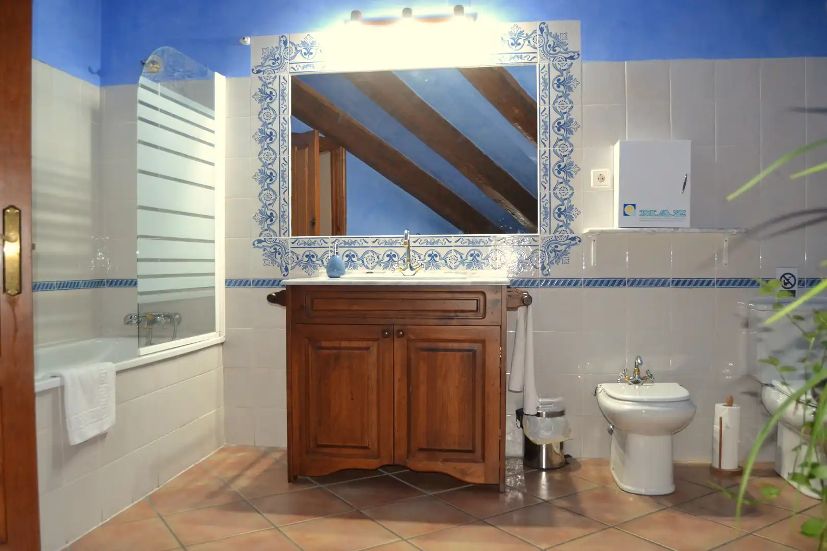 Baño de Casa o chalet en venta en Borau con Calefacción, Parquet y Trastero
