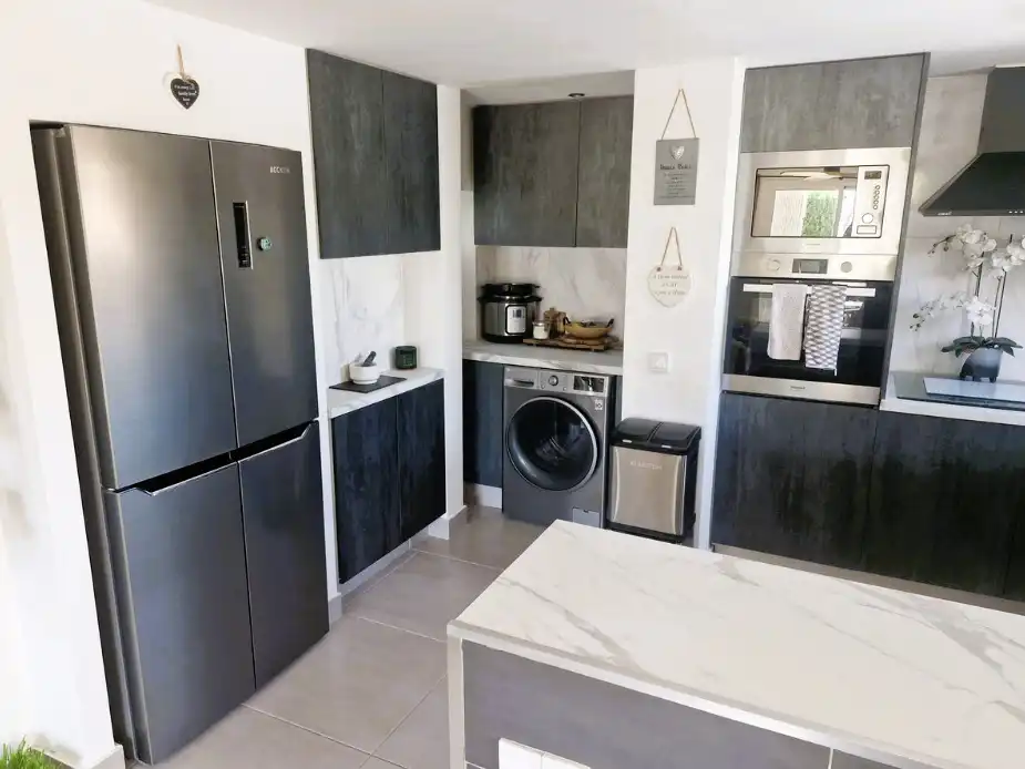 Cocina de Casa o chalet en venta en Mijas con Aire acondicionado, Jardín privado y Terraza