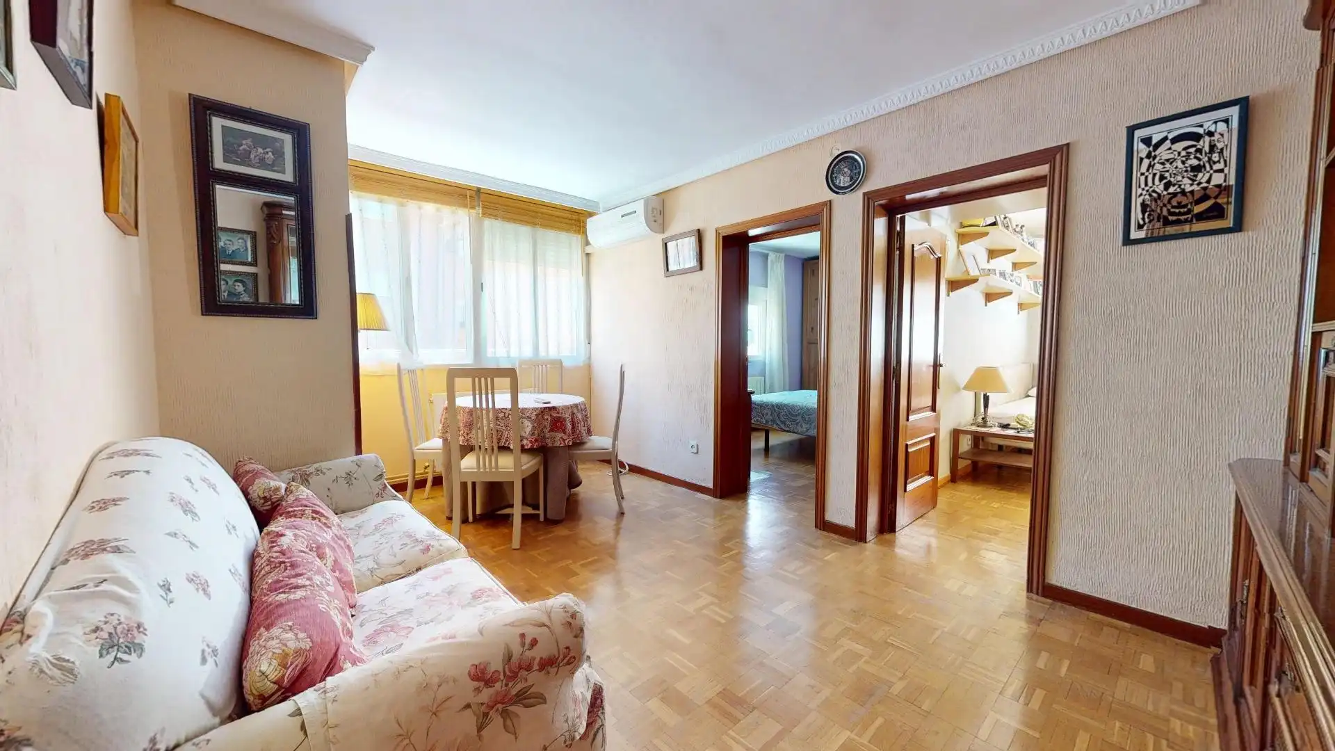 Sala de estar de Piso en venta en Madrid con Aire acondicionado, Calefacción y Parquet
